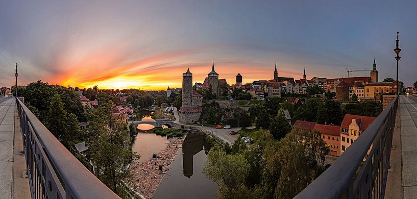 Bautzen - historical old town sunset by Frank Herrmann