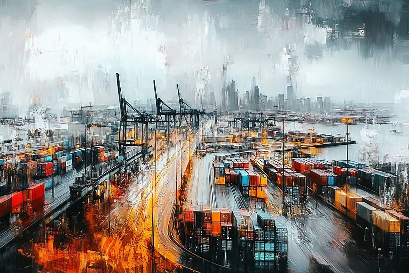 Havendynamiek van fernlichtsicht