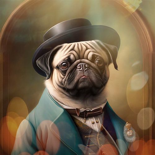 Honden portret in studio