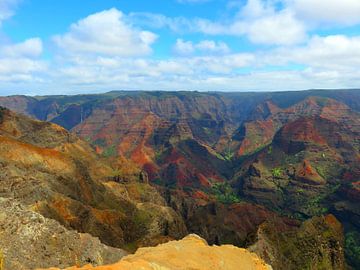 Pittoreske Canyon in Hawaii van Thomas Zacharias