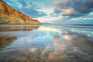 Wolkenlandschap bij Torrey Pines State Beach van Joseph S Giacalone Photography