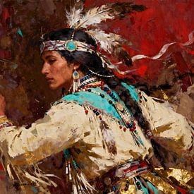 Dance of the Four Winds van Johannas Art Creations