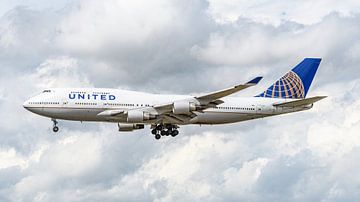 Avion de ligne Boeing 747-400 de United Airlines.