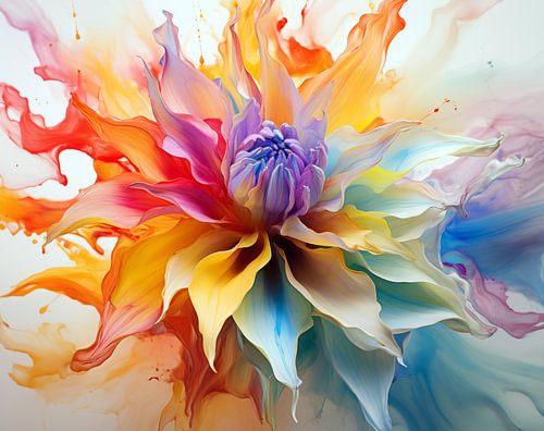 Dahlia Fiesta by Jacky