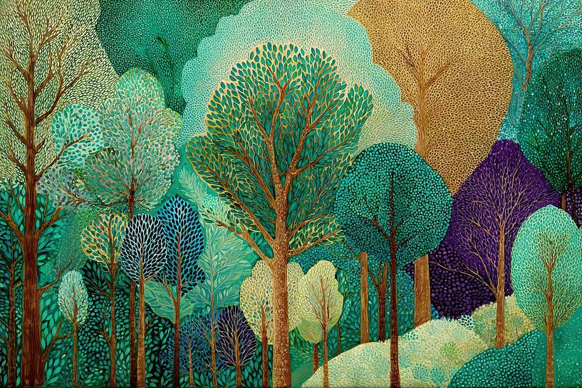 Green Trees by Flower Studio