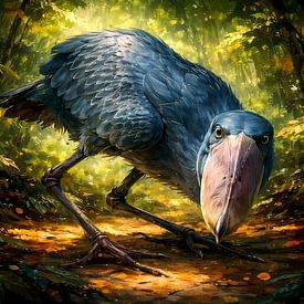 Schuhschnabelstorch von Linda de Klein