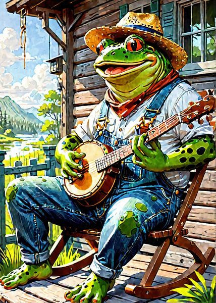 Banjo grenouille Sérénade grenouille par atiq fauzi