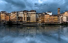 Rivier de Arno in Florence......... von Wim Schuurmans