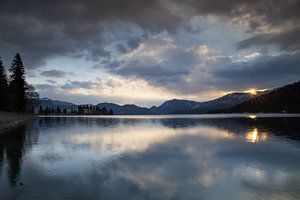 Sonnenaufgang am Walchensee