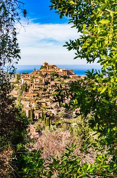 Altes Dorf Deia mit schöner Landschaftskulisse auf der Insel Mallorca, Spanien von Alex Winter