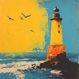 Leuchtturm der Skizze von PixelPrestige