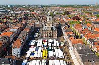 Markt centrum Delft van Anton de Zeeuw thumbnail