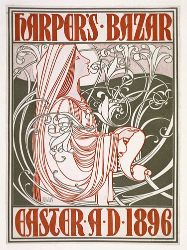 Will Bradley - Harpers Bazar Easter 1896