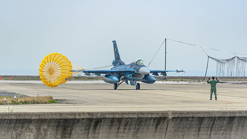 Mitsubishi F-2A Viper Zero der japanischen Luftselbstverteidigungsstreitkräfte.