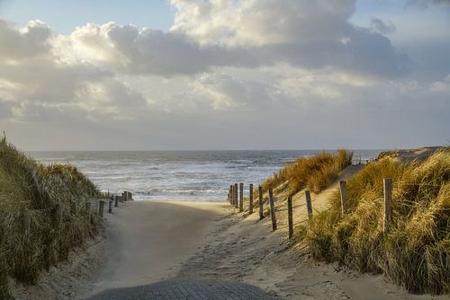 Plage, mer et soleil par un soir d'orage !