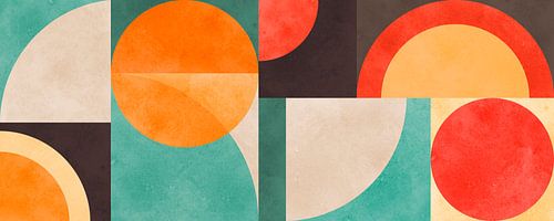 Kleurrijke geometrische compositie 4