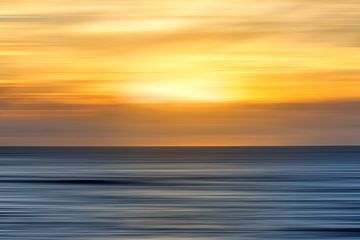 Coastal Abstract - Tijdsstroom van Joseph S Giacalone Photography