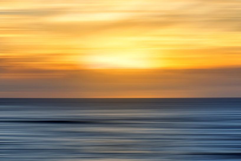 Coastal Abstract - Tijdsstroom van Joseph S Giacalone Photography