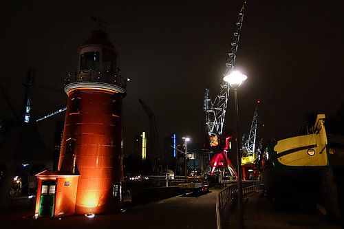 Leuvehaven bij nacht 2