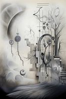 Abstrait, gris, minimalisme - 3