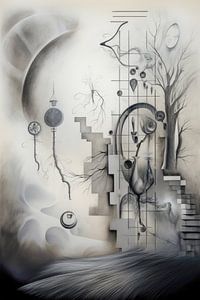 Abstrakt, Grau, Minimalismus - 3 von Joriali Abstrakte Kunst