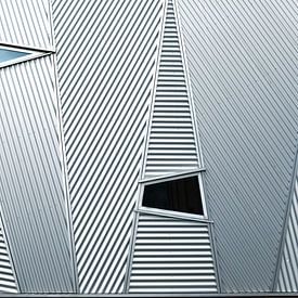 Zilveren Zigzag Gevel van Scheev fotografie: Wilma Sloot