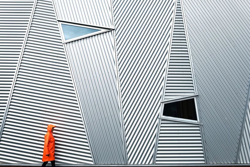 Zilveren Zigzag Gevel van Scheev fotografie: Wilma Sloot