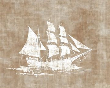Sailing Through the Mist van Modern Collection