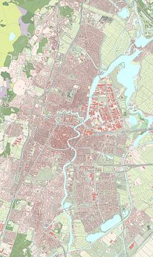 Kaart van Haarlem