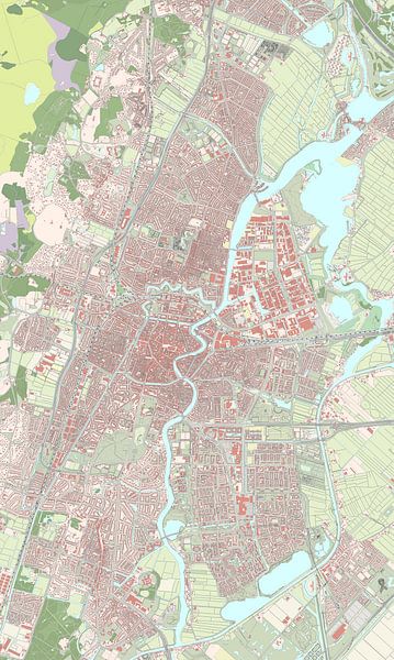 Map of Haarlem by Rebel Ontwerp