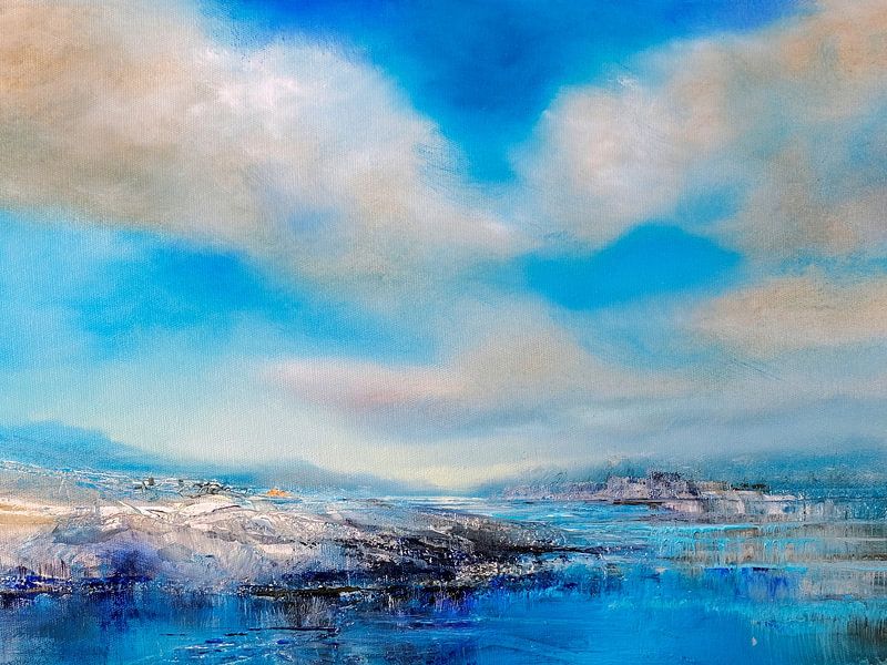 Weites blaues Land von Annette Schmucker