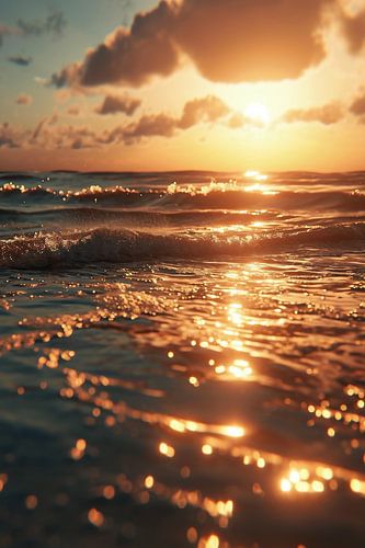 Golden hour by the sea