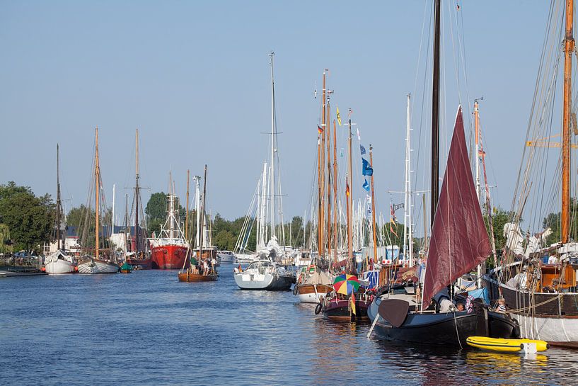 Ships, Ryck, Greifswald, Mecklenburg-Western Pomerania by Torsten Krüger