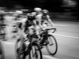 Triathlon Hamburg Rennradfahrer - Ironman Sport Läuferin Olympia Fahrrad Rennrad von Der HanseArt