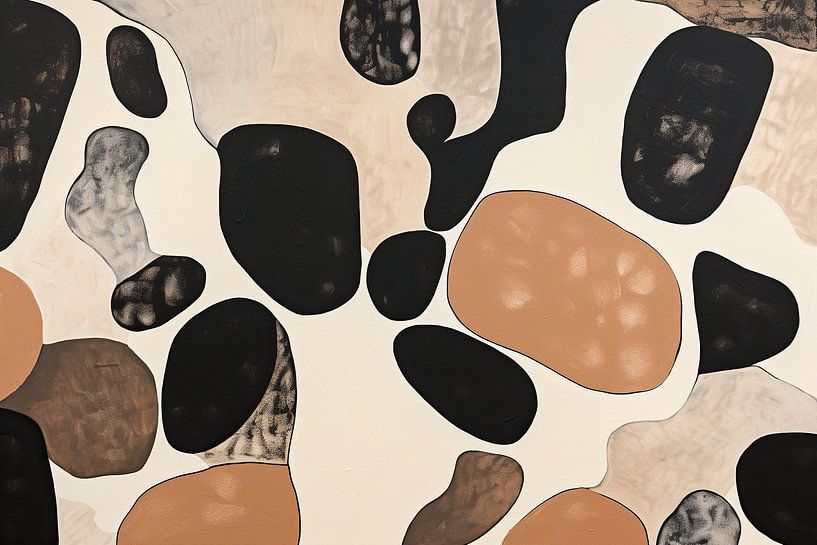 Organische Abstraktion von Abstraktes Gemälde