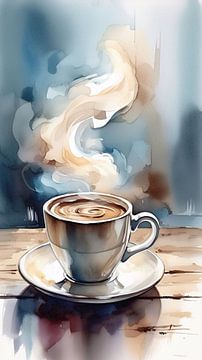 cappuccino koffie van nayyara art