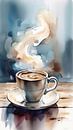 cappuccino koffie van nayyara art thumbnail