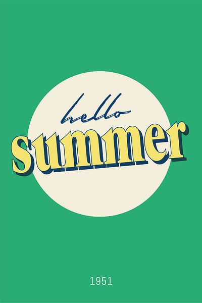 Hello Summer II by Walljar