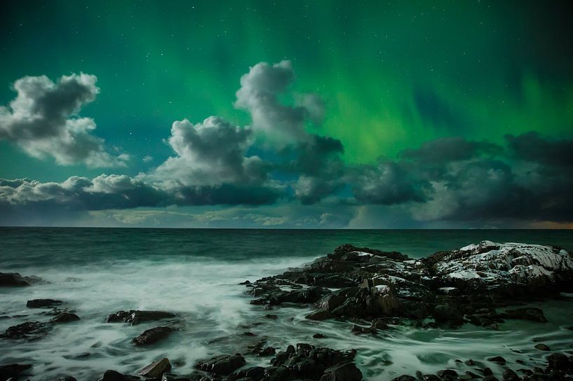 Aurore boréale, îles Lofoten, 2016 par Nando Harmsen