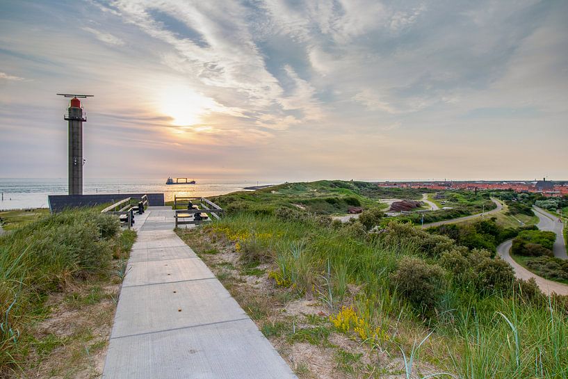 Sunset Westkapelle by Tom Hengst