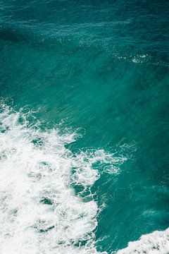 Turquoise Blauwe Oceaan bij de Uluwatu Tempel van Troy Wegman