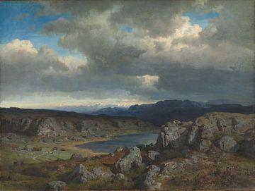 Hans Gude, Norwegisches Hochland, 1857