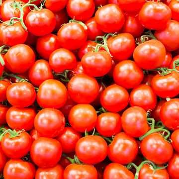 cherry-tomaat, tomaat, rood, groente, fruit, markt van Leo van Maanen
