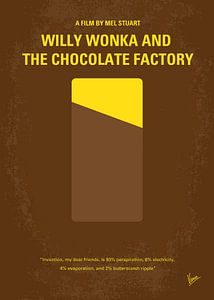 No149 My willy wonka and the chocolate factory minimal movie poster van Chungkong Art