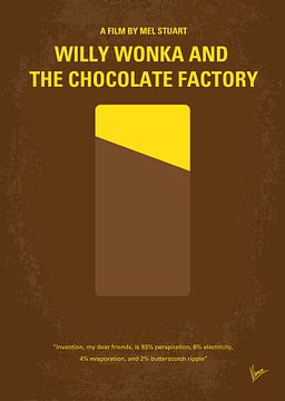 No149 My willy wonka and the chocolate factory minimal movie poster van Chungkong Art
