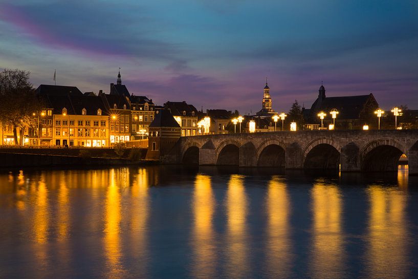 Maastricht im Abendlicht von Yvette Baur