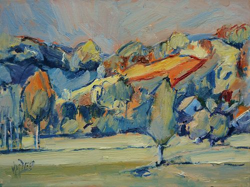 The red vineyard by Nop Briex