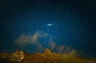 Andromeda-Galaxie über den Schweizer Bergen von Sébastiaan Stevens Miniaturansicht