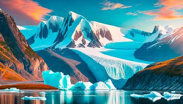 Greenland with ice and snow by Mustafa Kurnaz