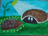Hedgehog and tortoise